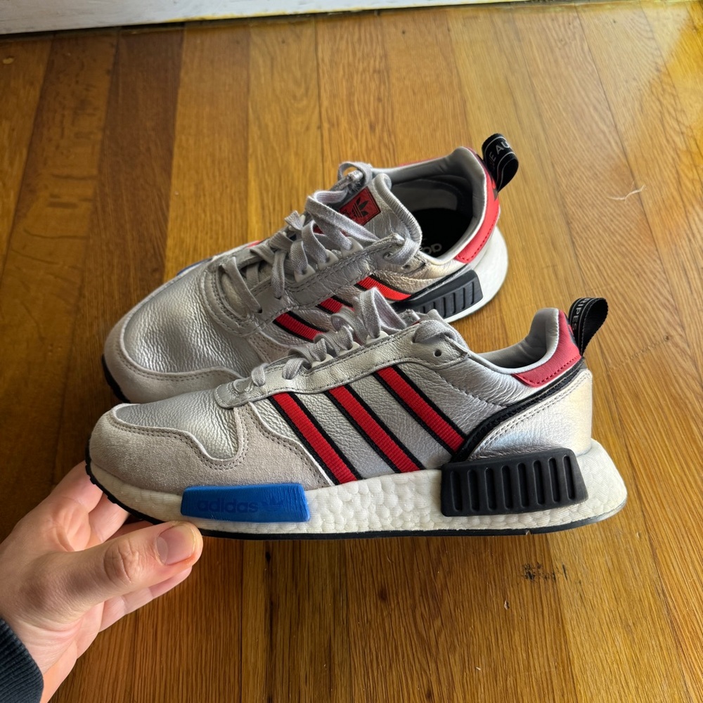 Womens Grey Adidas NMD Boost Shoes